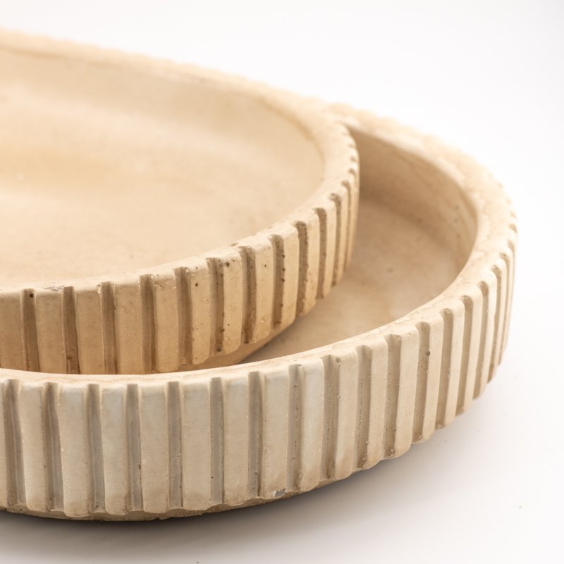 Lina Beige Dienblad Zilt