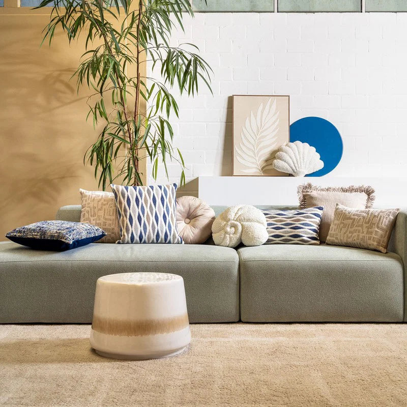 COLITA Decoratief Kussen Shell Snow-White