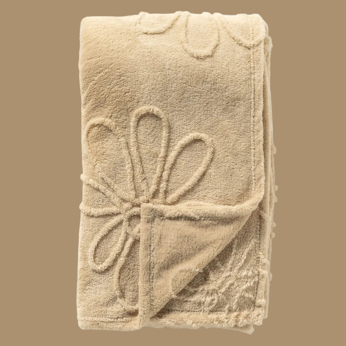 Blenda deken 150x200 cm - Beige & Roze