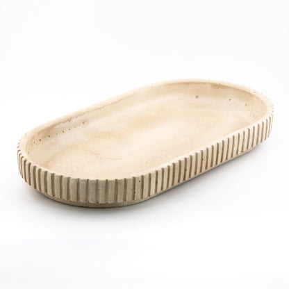 Lina Beige Dienblad Zilt