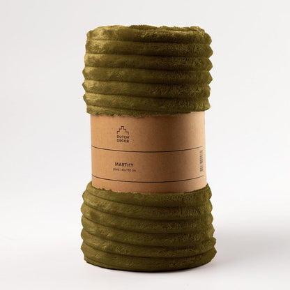 Marthy deken 140x180 cm Olive Green