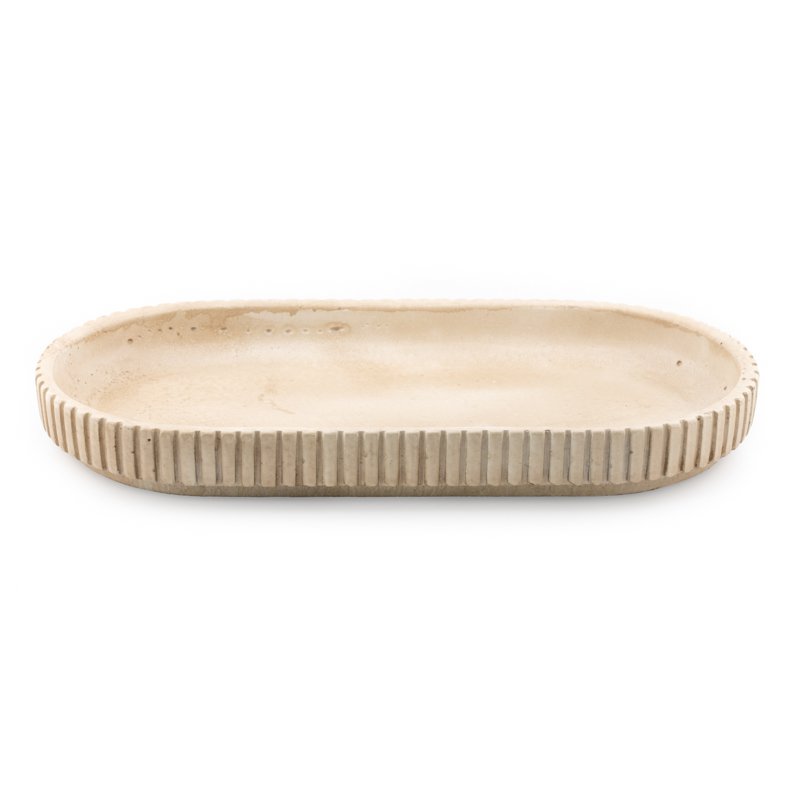 Lina Beige Dienblad Zilt