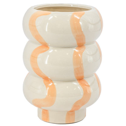 Luma Vaas Lines Oranje