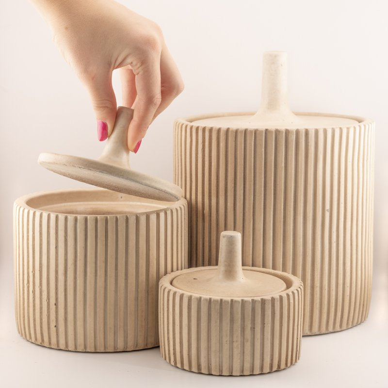 Lina Jar Zilt Beige