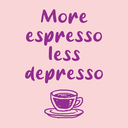Tegeltje "More espresso"