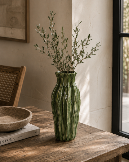 Livia Vaas Trunk Groen