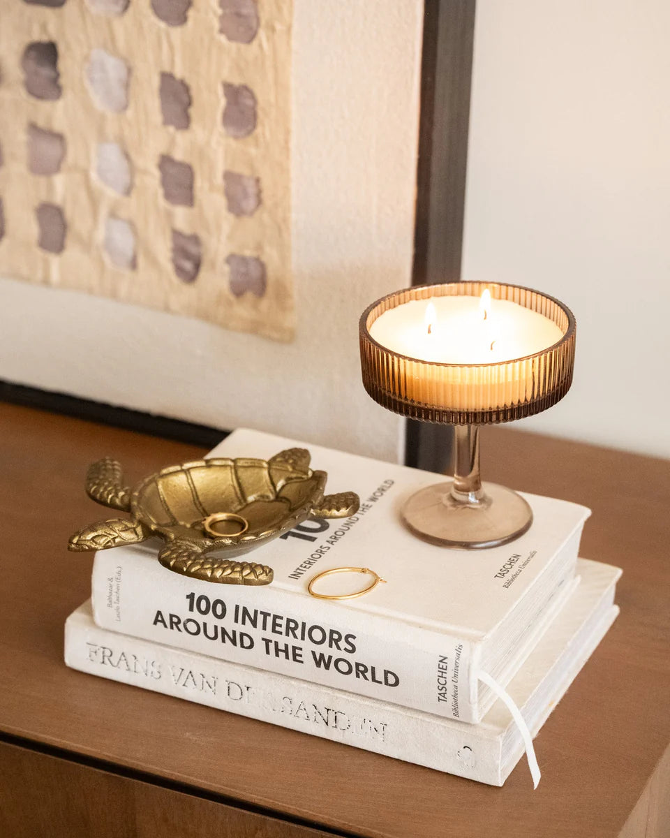 DECO TRAY TURTLE GOLD