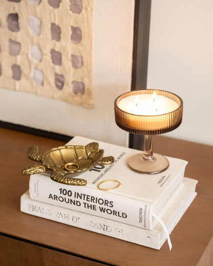 DECO TRAY TURTLE GOLD