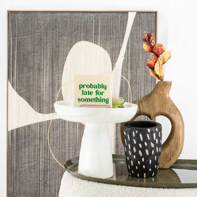 Houten Houten Hart Deco Wit