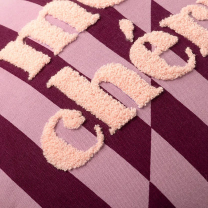 Cherie Kussen Striped Pink